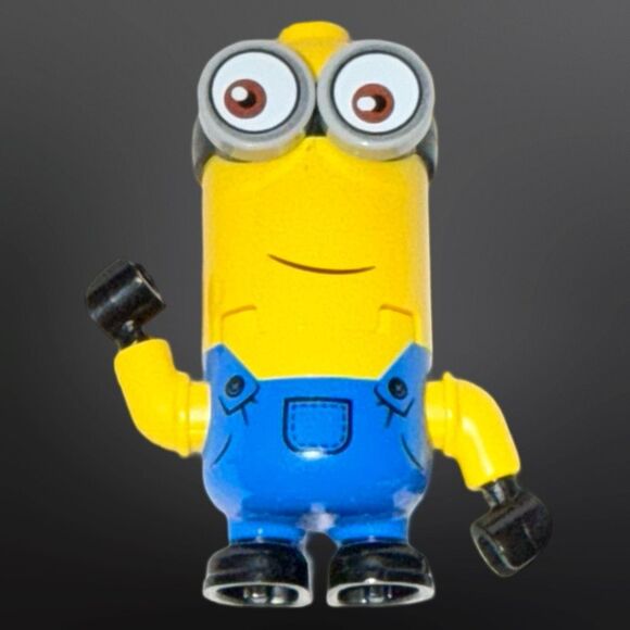 McDonald’s Happy Meal MINIONS Kevin Bob Meditation Vampire Lego Mini Figure - Picture 4 of 7